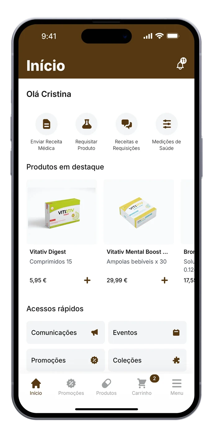 Aplicação da Farmácia Marques Ramalho para envio de receitas